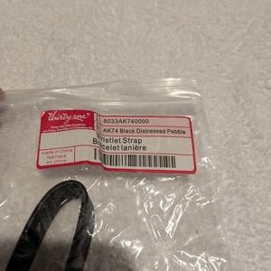 Thirty-One Black Pebble Wristlet Strap